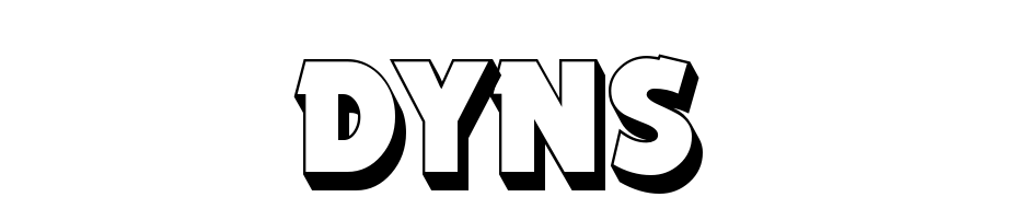 Dynar Shadow Bold cкачати шрифт безкоштовно